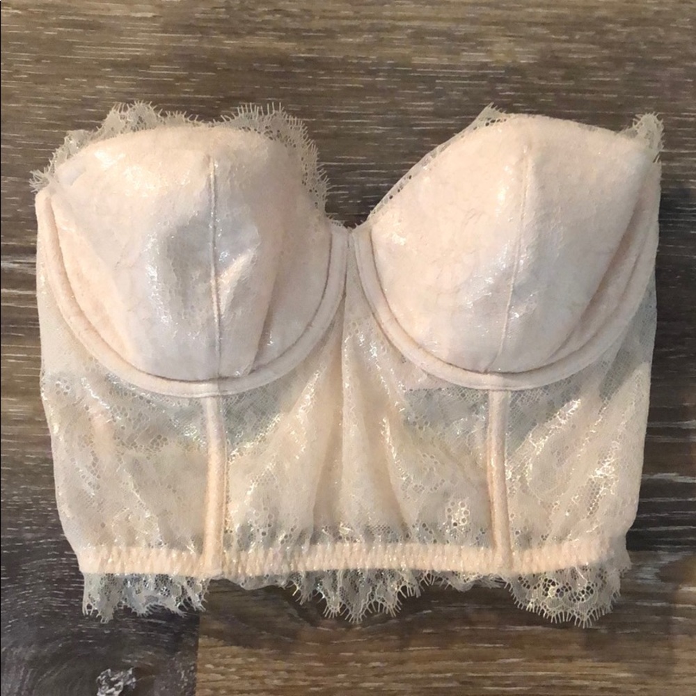 Lacy Bustier 32DD NWOT